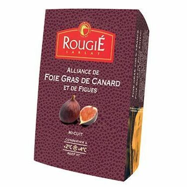 Foie gras de canard entier aux figues Mi-Cuit Rougié