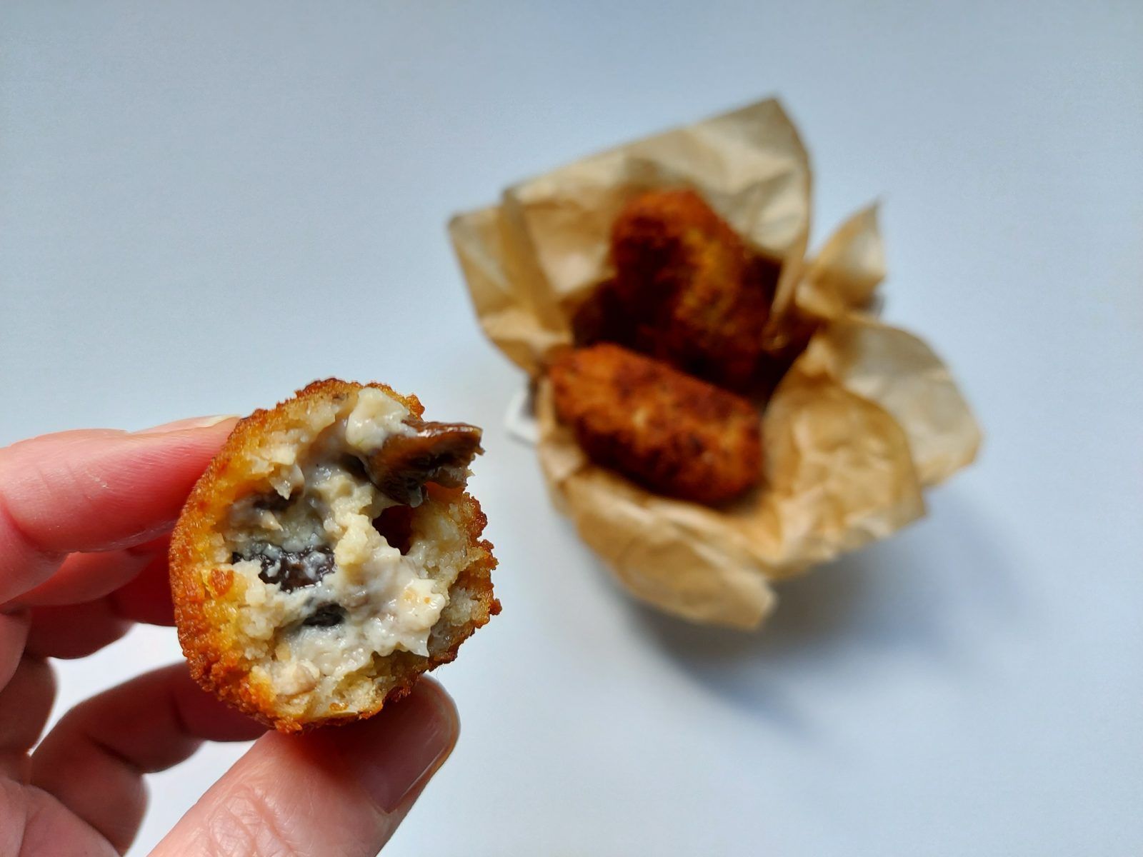 croquetas de hongos