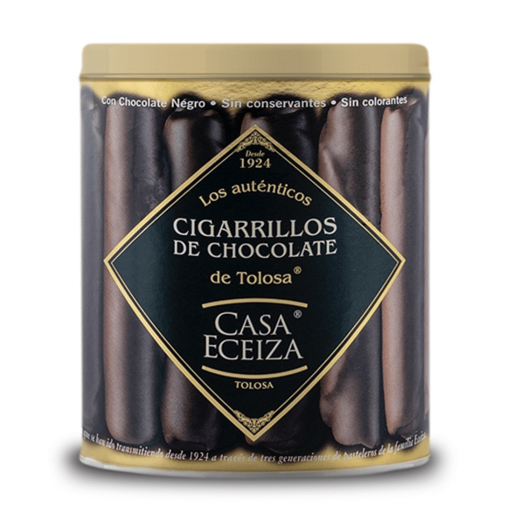 Cigarrillos de chocolate de Tolosa Casa Eceiza