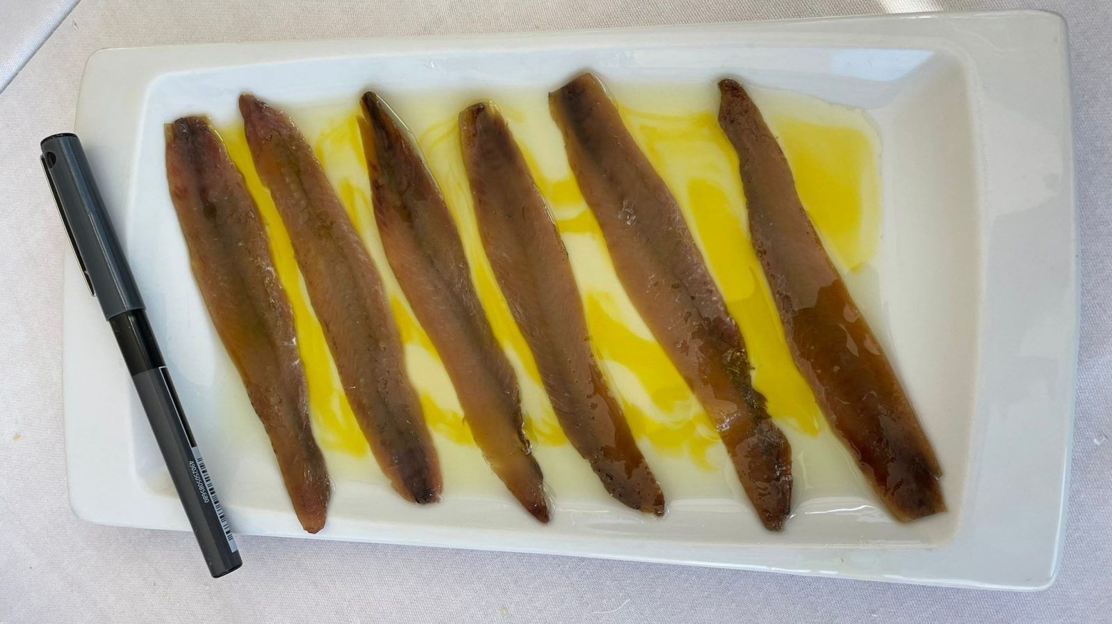 Pincho con anchoa de Santoña