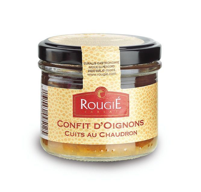 Confit de cebolla cocinado en marmita Rougié