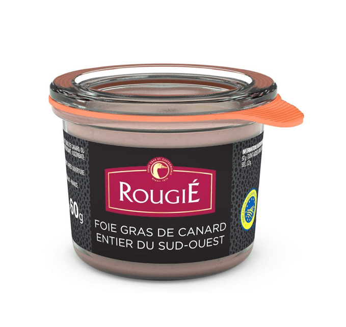Foie gras de canard entier Rougié 60 g.