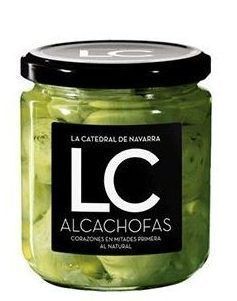 Corazones de alcachofa de Tudela La Catedral de Navarra mitades