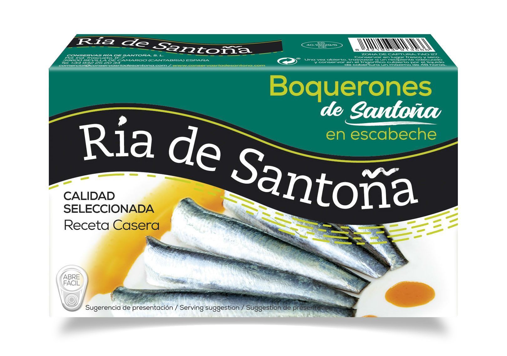 Boquerones de Santoña en escabeche