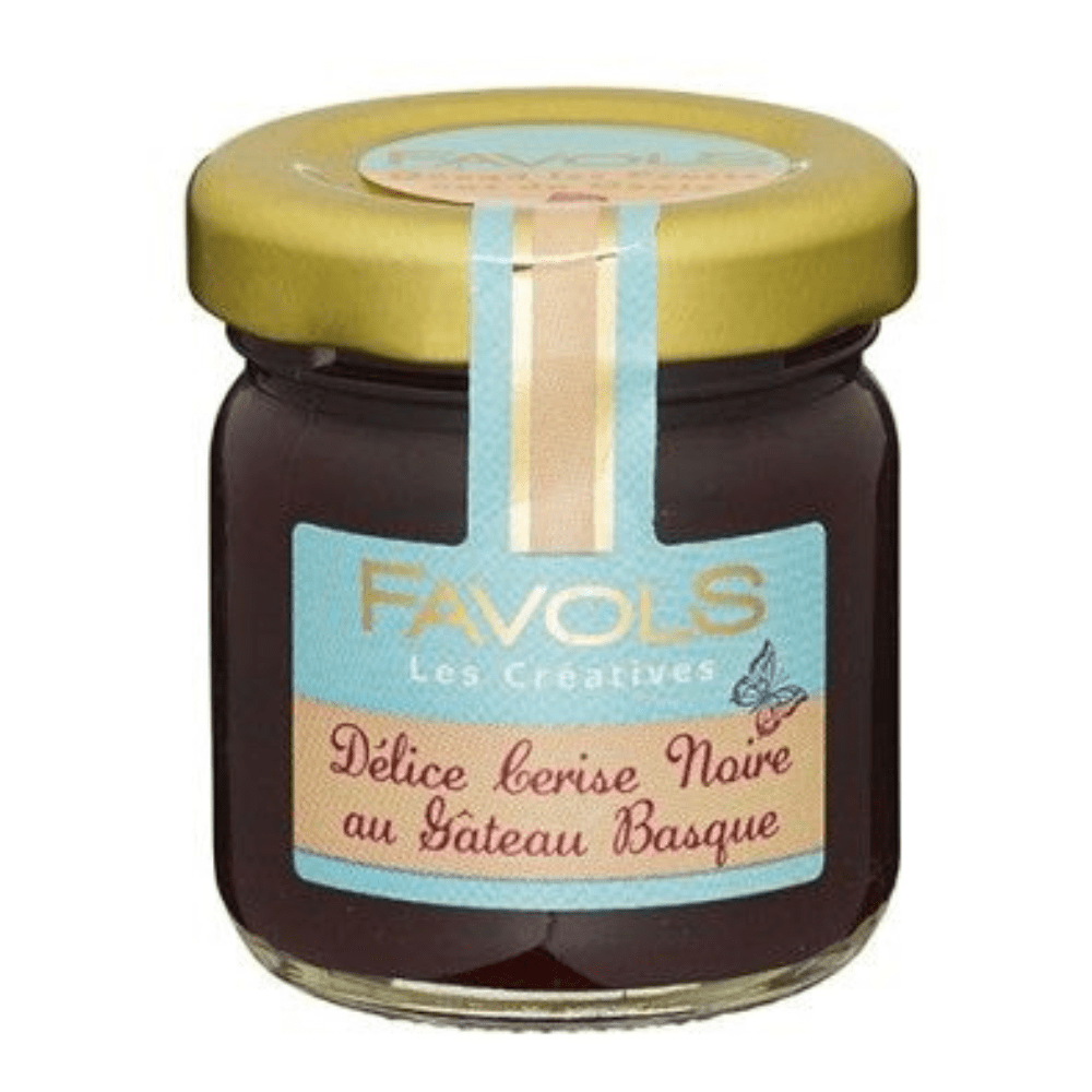 Delicia de cereza negra y pastel vasco Favols