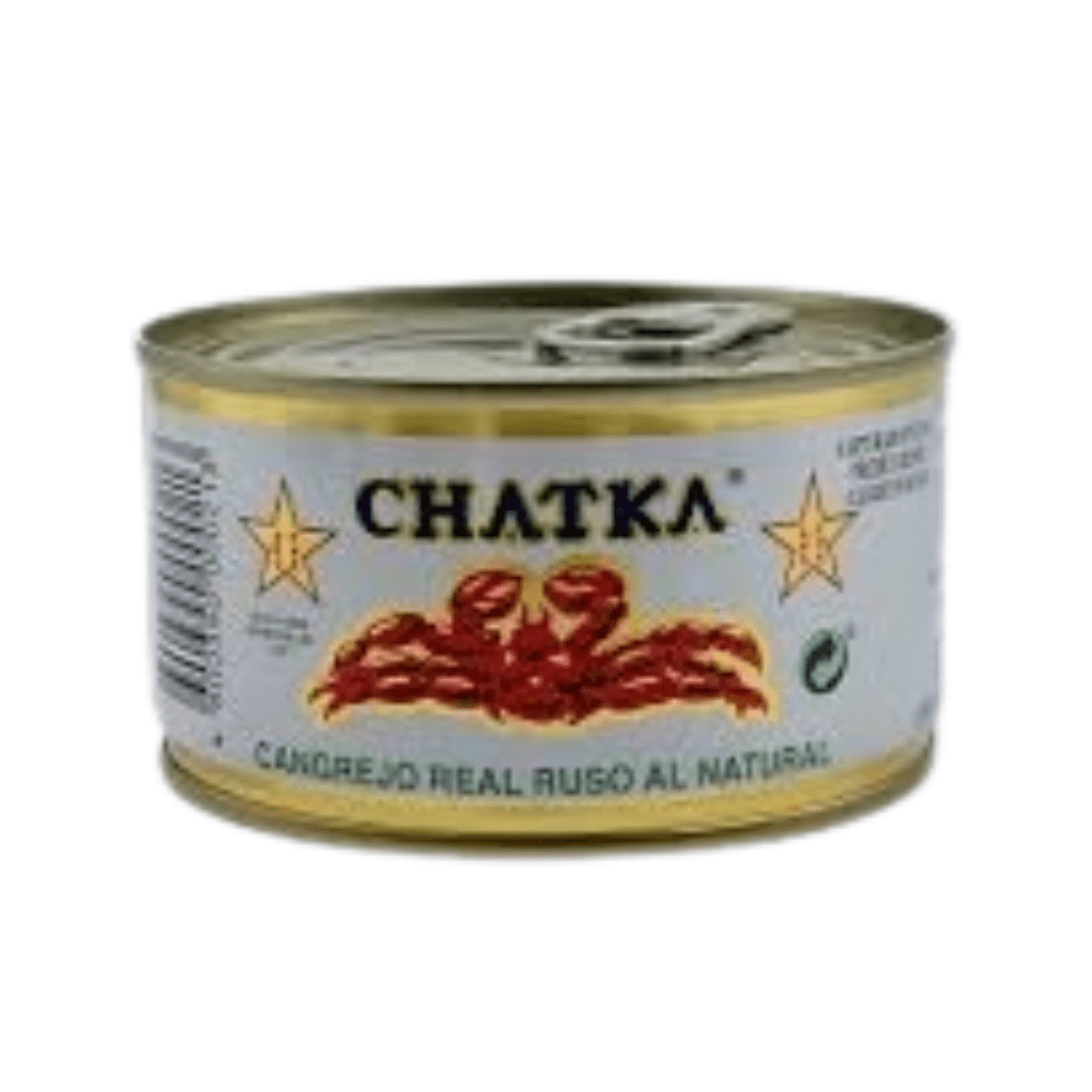 Crabe royal russe 60% pattes boîte 120 g. Chatka
