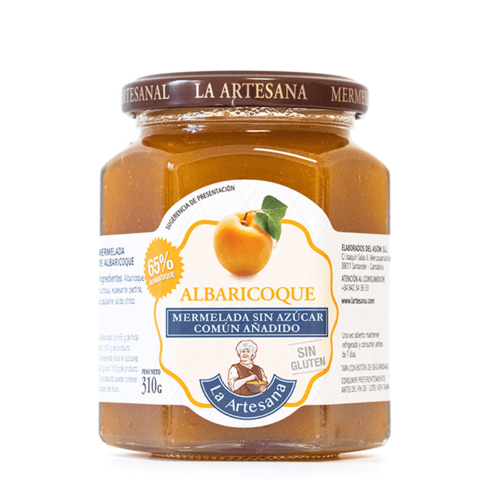 Mermelada sin azúcar albaricoque La artesana