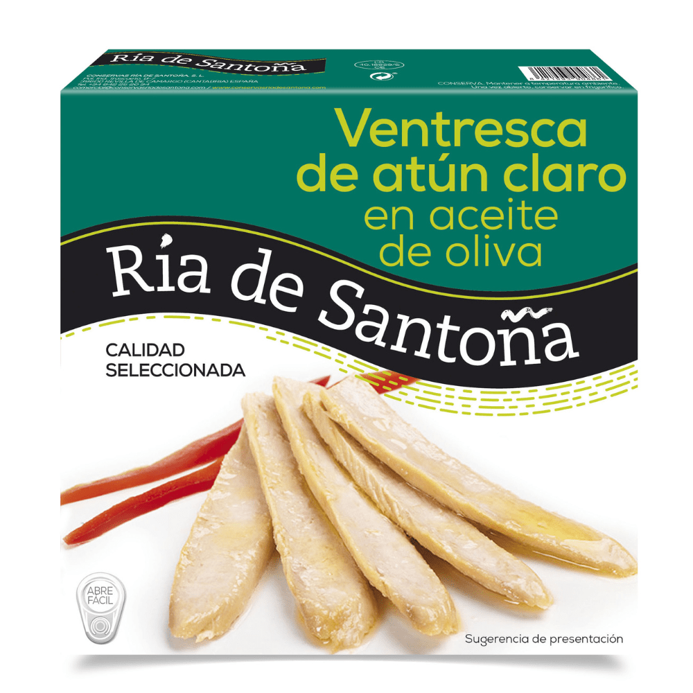 Ventresca de atún claro en aceite de oliva lata 500 Ría de Santoña