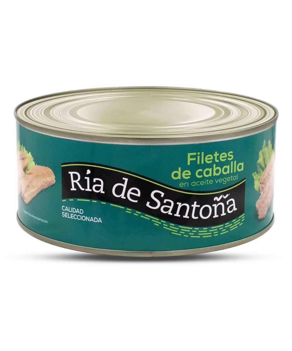 Filetes de caballa en aceite vegetal Ria Santoña