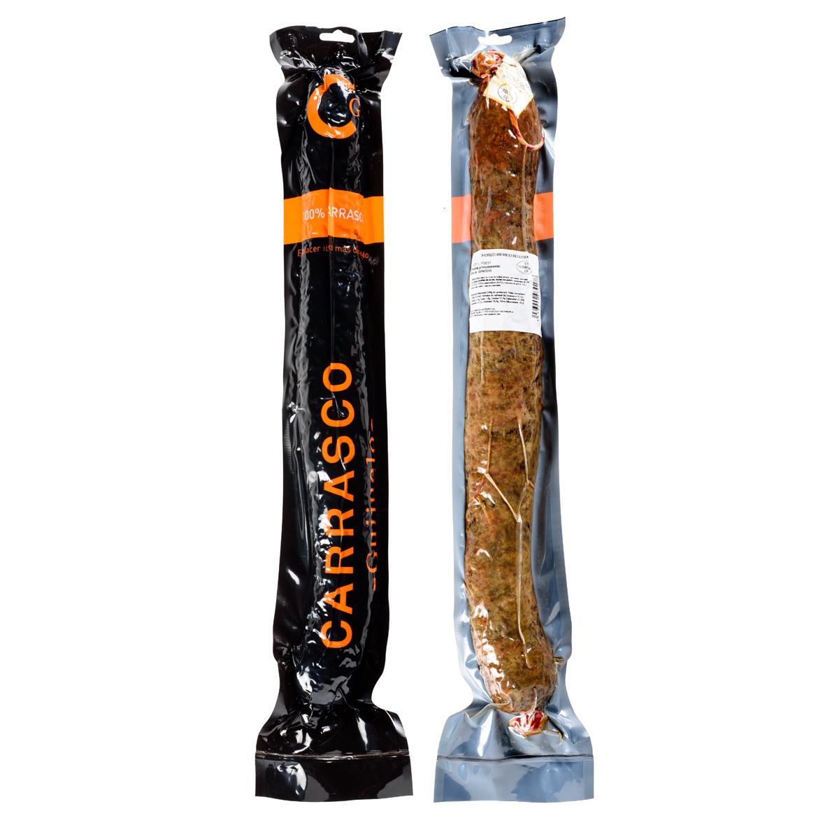 Chorizo ibérico de bellota Carrasco Pieza 700 g.