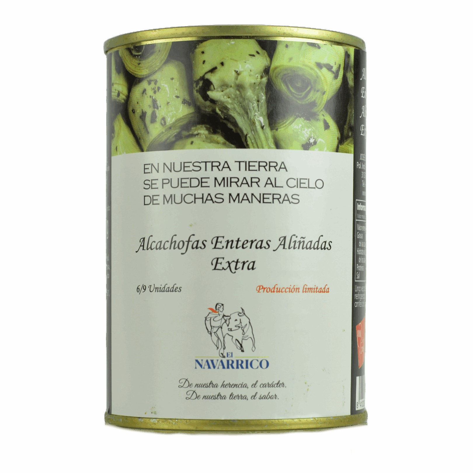 Alcachofas enteras aliñadas El Navarrico