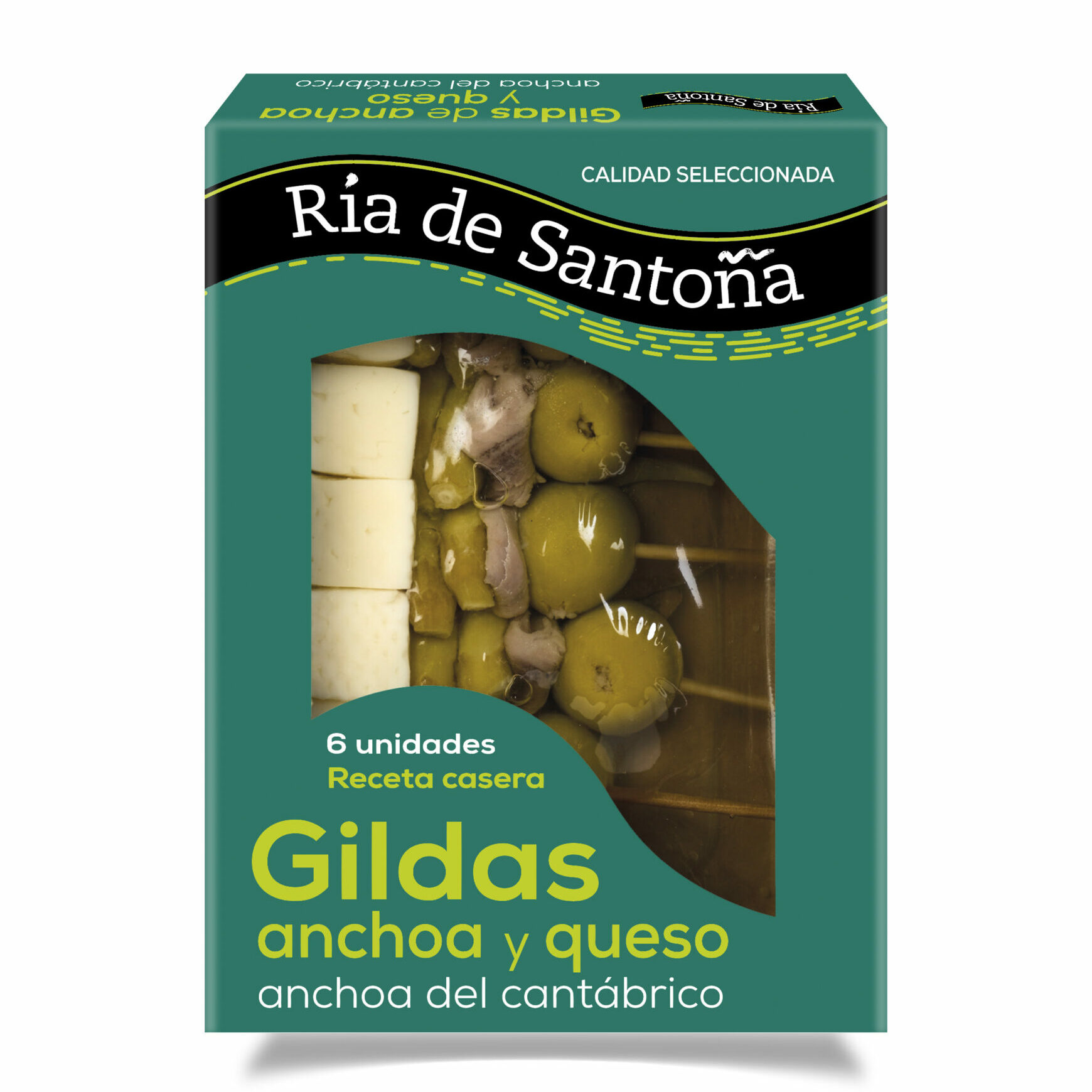 Gildas de anchoa y queso Ría de Santoña Gildas de anchoa y queso Ría de Santoña